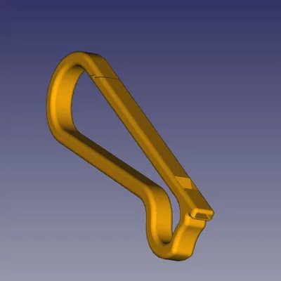 Karabiner-Pfeife (Còi Carabiner) – mẫu in 3D 2-trong-1