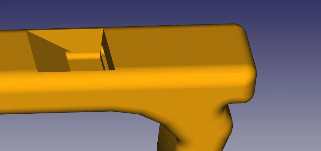 Karabiner-Pfeife (Còi Carabiner) – mẫu in 3D 2-trong-1 - Image 3