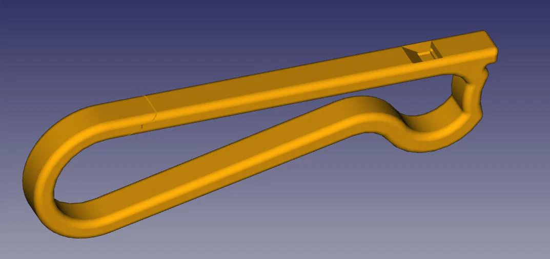 Karabiner-Pfeife (Còi Carabiner) – mẫu in 3D 2-trong-1 - Image 6