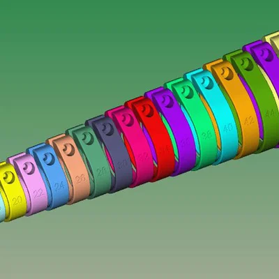 Schellen 10–50 mm (bước 2 mm) cho vít Spax