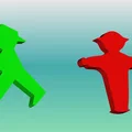Một chút hoài niệm: Ampelmännchen đỏ/xanh cao khoảng 40 mm - Thumbnail 1