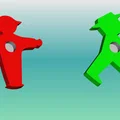 Một chút hoài niệm: Ampelmännchen đỏ/xanh cao khoảng 40 mm - Thumbnail 2