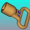 Khóa vặn tam giác 8mm (8mm 3kt Schlüssel V2) - File in 3D tiện dụng - Thumbnail 1