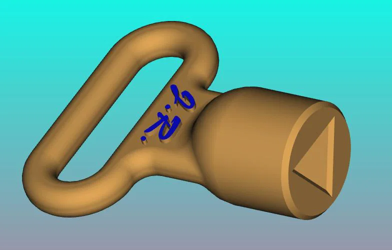 Khóa vặn tam giác 8mm (8mm 3kt Schlüssel V2) - File in 3D tiện dụng - Image 2