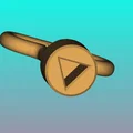 Khóa vặn tam giác 8mm (8mm 3kt Schlüssel V2) - File in 3D tiện dụng - Thumbnail 3