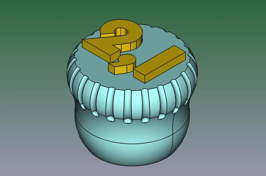 Nắp van ghi áp suất (chữ nổi) V2 1,9–3,0 Bar - Image 4