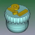 Nắp van ghi áp suất (chữ nổi) V2 1,9–3,0 Bar - Thumbnail 4