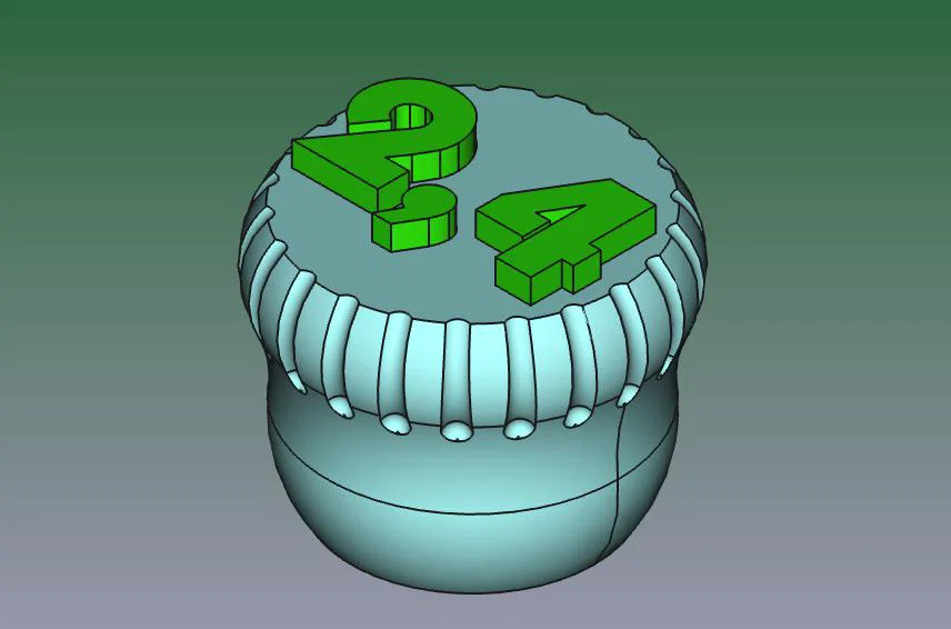 Nắp van ghi áp suất (chữ nổi) V2 1,9–3,0 Bar - Image 7