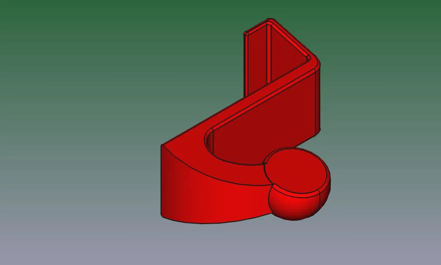 Móc treo đồ thông minh gắn cửa dày 18mm in 3D không cần support - Image 3