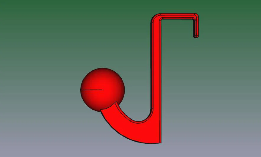 Móc treo đồ thông minh gắn cửa dày 18mm in 3D không cần support - Image 8