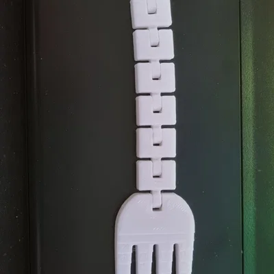 Nĩa Ăn Kiêng Linh Hoạt (Flexi Diet Fork) - Món Đồ Chơi In 3D Độc Đáo