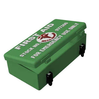 Hộp First Aid Kit US Army WWII – In 3D đa màu (không MMU)