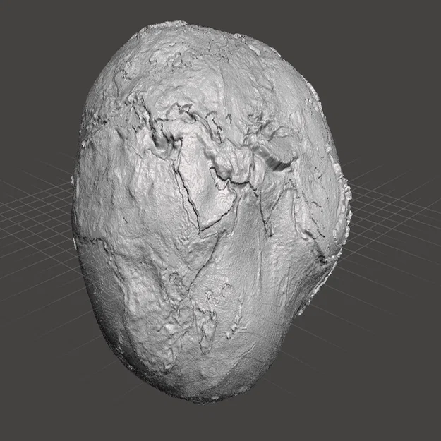Geophysical Globe: Geoid – Quả địa cầu độ cao Geoid (EIGEN-6C4) - Image 1