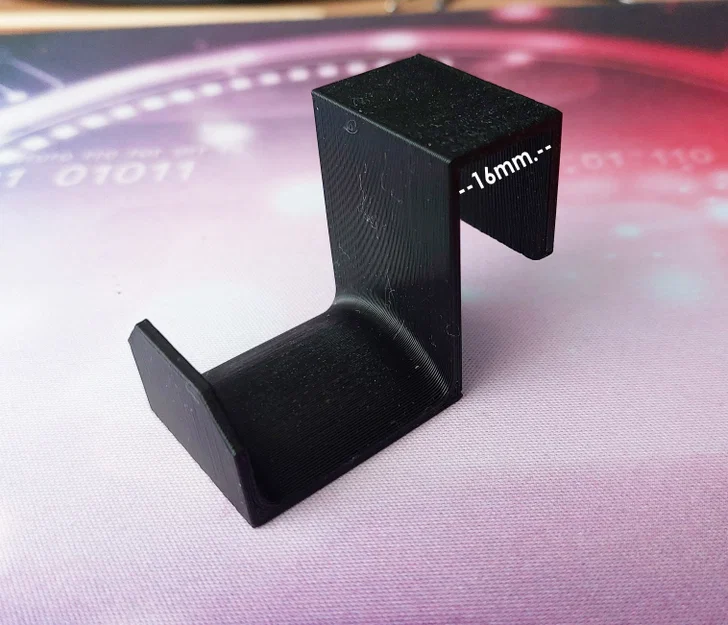 Móc treo tai nghe gắn cạnh bàn 3D thông minh, nhỏ gọn - Image 2