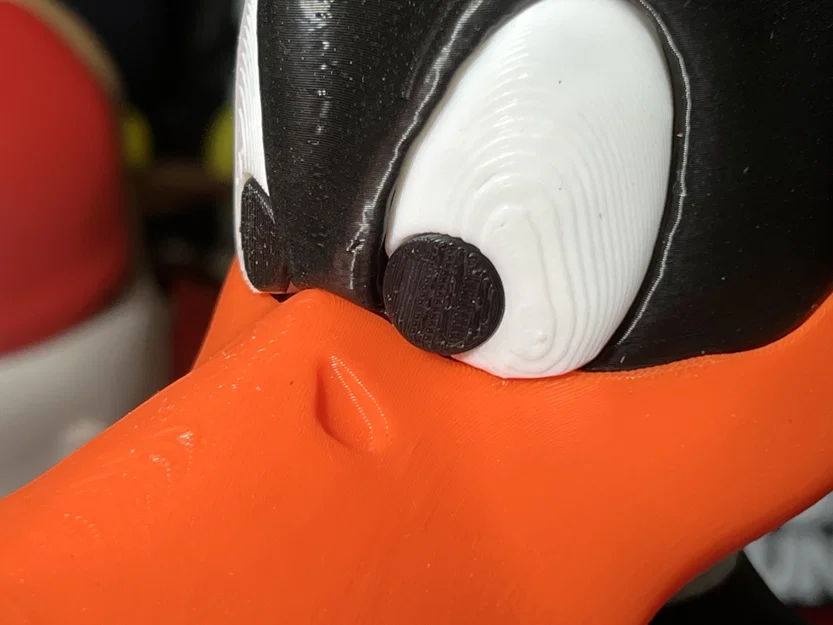 Bộ phụ kiện con ngươi mắt cho mô hình 3D Daffy Duck - Image 3