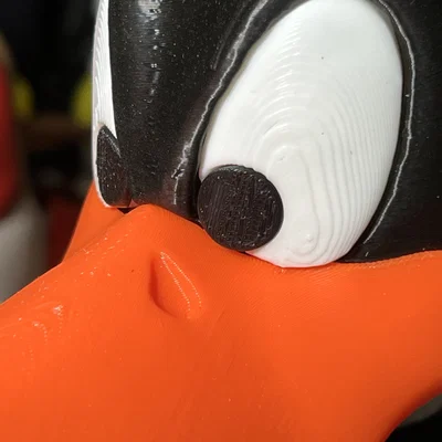 Bộ phụ kiện con ngươi mắt cho mô hình 3D Daffy Duck