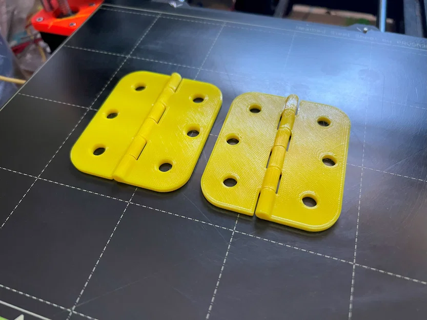 Bản lề Print-in-Place cỡ lớn 3"x1.25" đơn giản (không cần supports) - Image 2