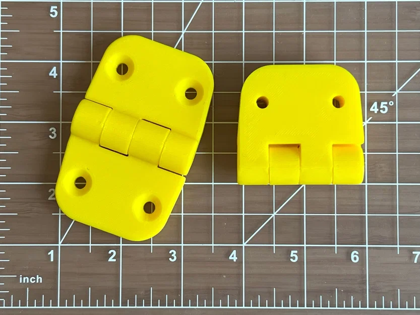 Bản lề print-in-place lớn 2"x1.6" đơn giản (không cần support) - Image 1
