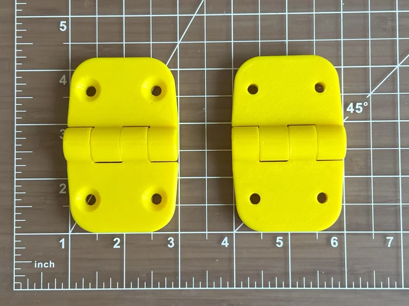 Bản lề print-in-place lớn 2"x1.6" đơn giản (không cần support) - Image 2