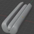 Mô hình bánh Hot Dog 3D đơn giản, đẹp mắt để trang trí - Thumbnail 1