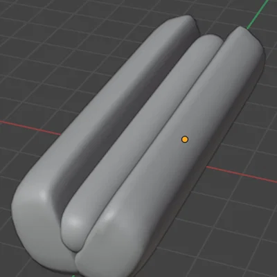 Mô hình bánh Hot Dog 3D đơn giản, đẹp mắt để trang trí