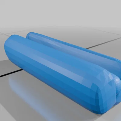 Mô hình bánh Hot Dog 3D đơn giản, đẹp mắt để trang trí