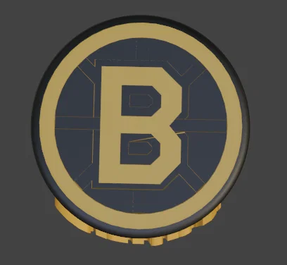 Puck khúc côn cầu Boston Bruins - Image 2