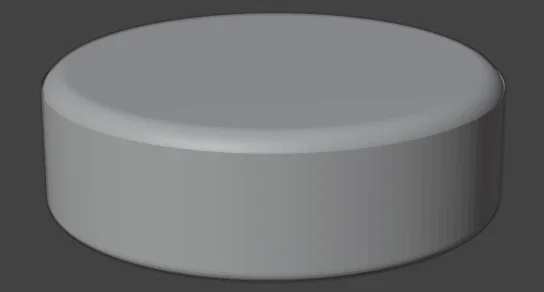 Mô hình quả bóng khúc côn cầu (Hockey Puck) 3D chất lượng cao - Image 1