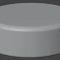 Mô hình quả bóng khúc côn cầu (Hockey Puck) 3D chất lượng cao - Thumbnail 1