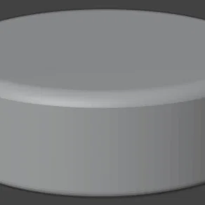 Mô hình quả bóng khúc côn cầu (Hockey Puck) 3D chất lượng cao