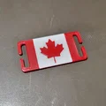 Miếng dán Molle lá cờ Canada trang trí ba lô (3D Printed Patch) - Thumbnail 4