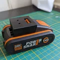 Giá treo pin Worx 20V (Wall Mount) gọn gàng cho xưởng làm việc - Thumbnail 1
