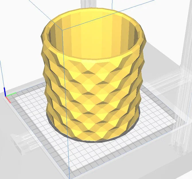 Mẫu chậu cây trang trí để bàn thiết kế hình khối tinh tế - Image 2