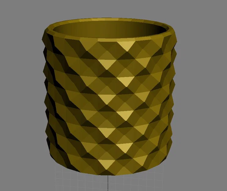 Mẫu chậu cây trang trí để bàn thiết kế hình khối tinh tế - Image 3