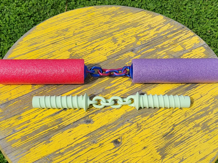 Côn Nhị Khúc Pool Noodle (Pool Noodle Nunchuku) - Image 2