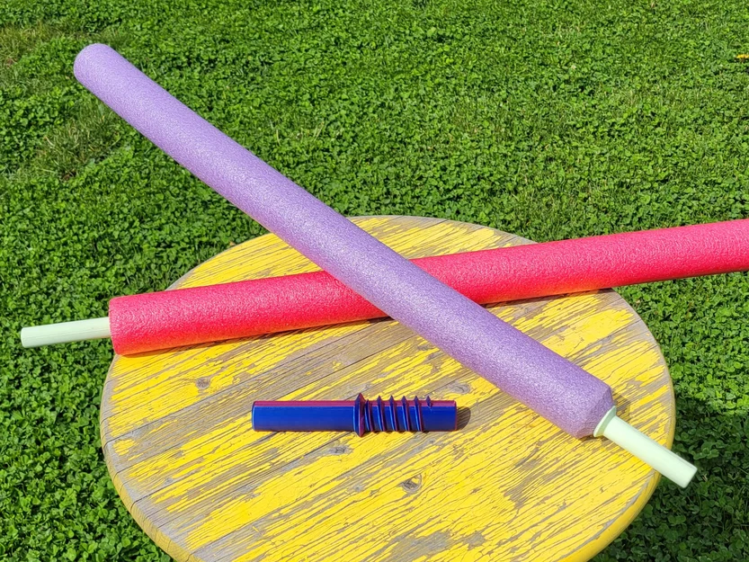 Tay Cầm Kiếm Pool Noodle - In Nằm Phẳng - Image 1