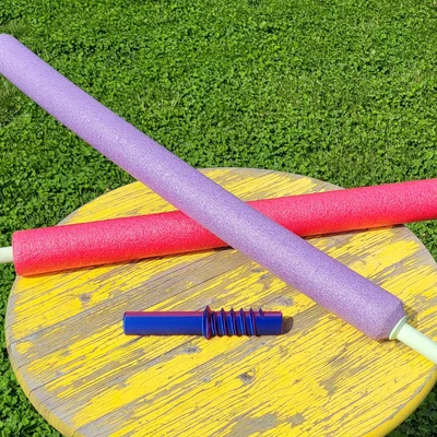 Tay Cầm Kiếm Pool Noodle - In Nằm Phẳng