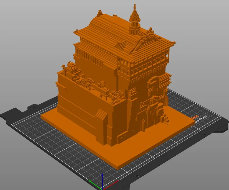 Mô hình Nhà tắm trong phim Spirited Away (Phong cách Voxel 3D) - Image 2