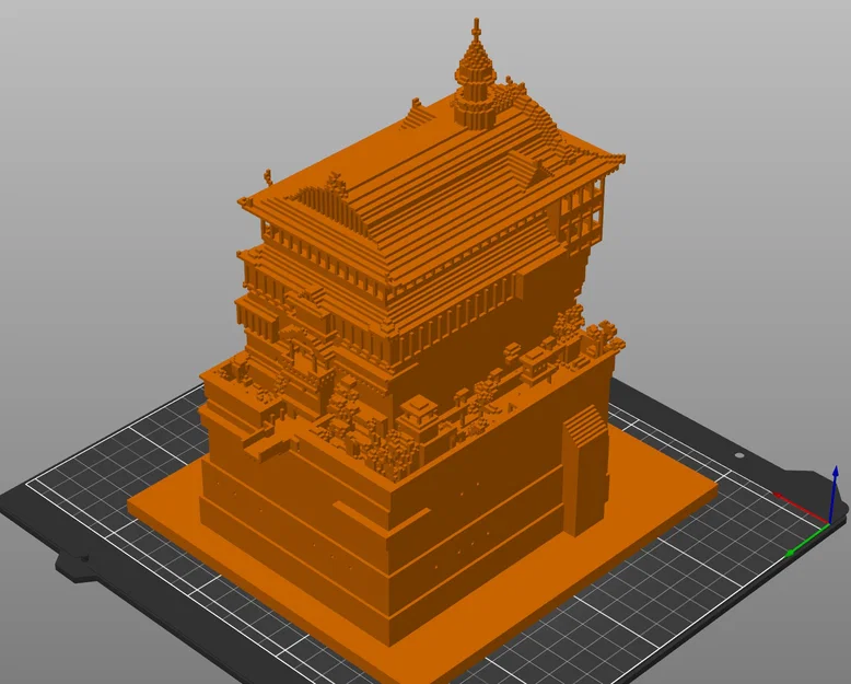 Mô hình Nhà tắm trong phim Spirited Away (Phong cách Voxel 3D) - Image 6