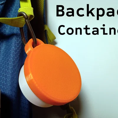 Hộp đựng tròn Backpack Container 70mm