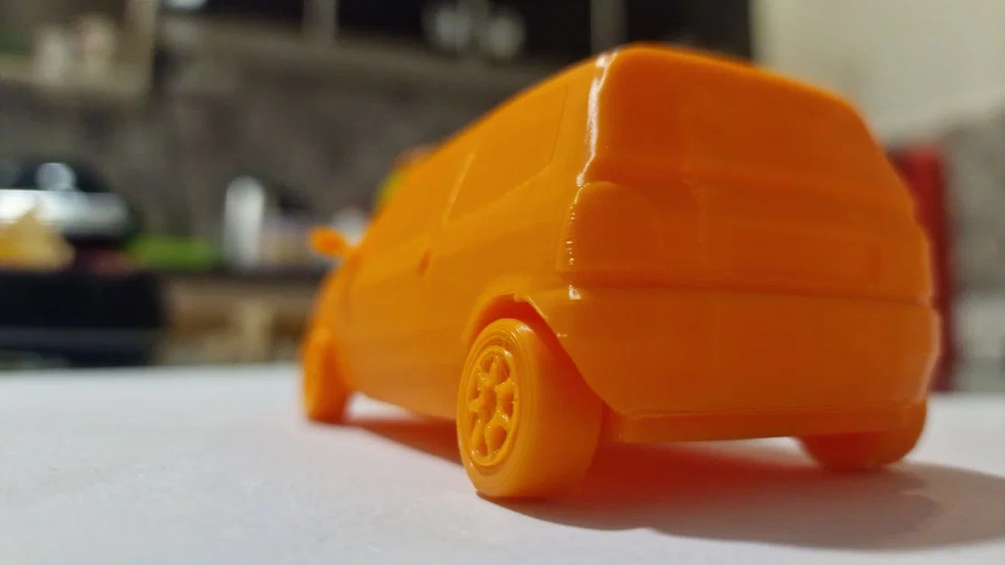 Mô hình lắp ráp Renault Twingo Kit Card cho người yêu xe - Image 3