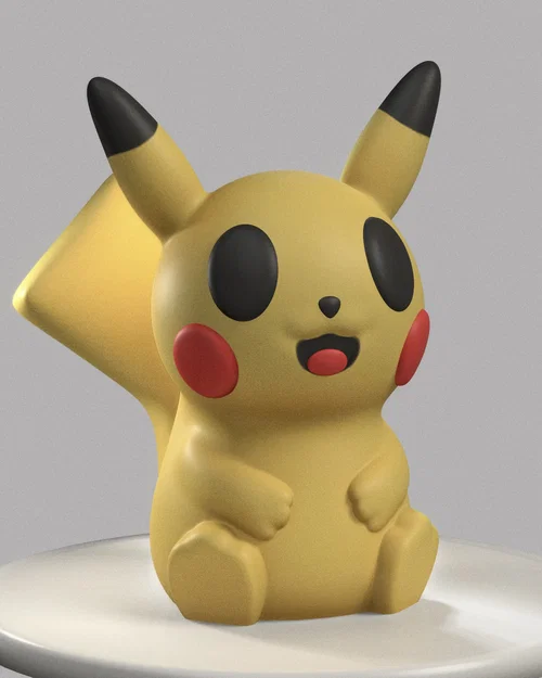 Mô hình Pikachu Pokémon in 3D cực dễ không cần hỗ trợ - Image 1