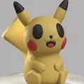 Mô hình Pikachu Pokémon in 3D cực dễ không cần hỗ trợ - Thumbnail 1