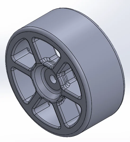 Bánh xe RC Drift 1/10 V2: Thiết kế nan hoa chắc chắn, dễ in 3D - Image 1