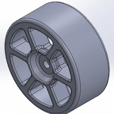 Bánh xe RC Drift 1/10 V2: Thiết kế nan hoa chắc chắn, dễ in 3D