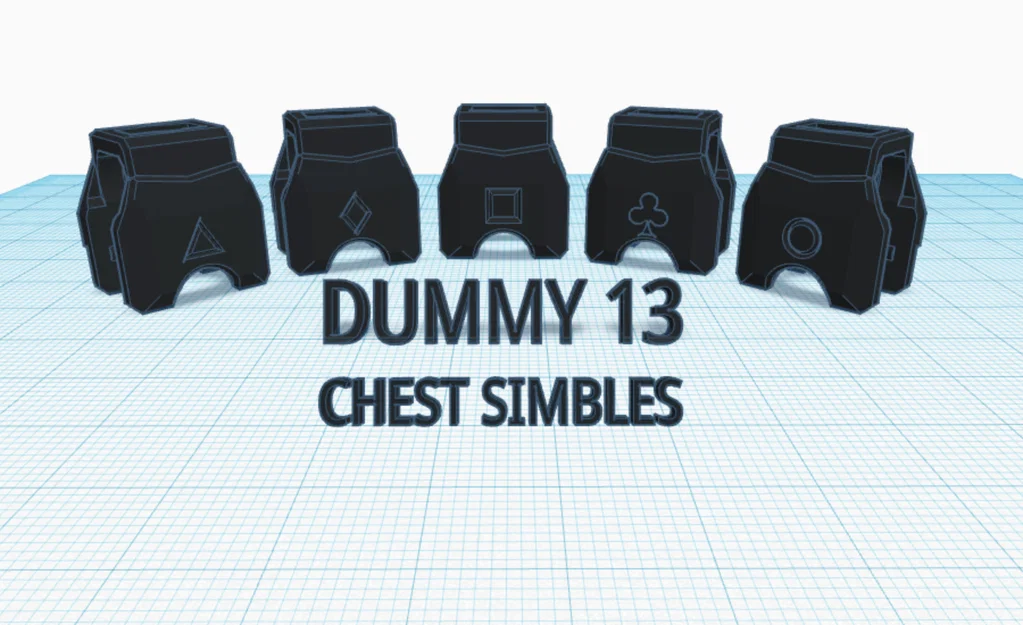 Bộ phụ kiện biểu tượng ngực (Chest Symbols) cho Dummy 13 - Image 1