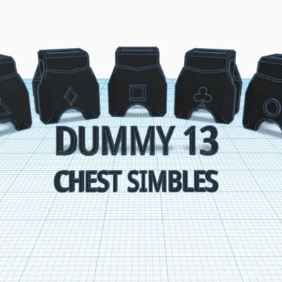 Bộ phụ kiện biểu tượng ngực (Chest Symbols) cho Dummy 13