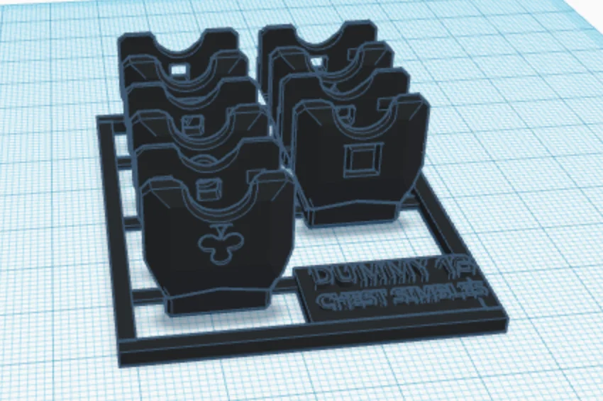 Bộ phụ kiện biểu tượng ngực (Chest Symbols) cho Dummy 13 - Image 2
