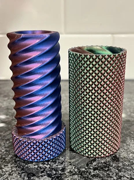 Hộp Xoay Vân Nhám (Knurled Twist Container) - Fidget Toy - Image 2