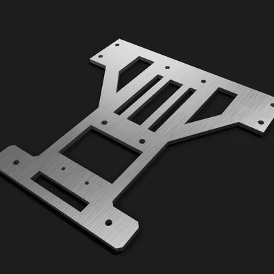 Khung gầm xe robot dò đường Line Follower Robot Chassis 3D